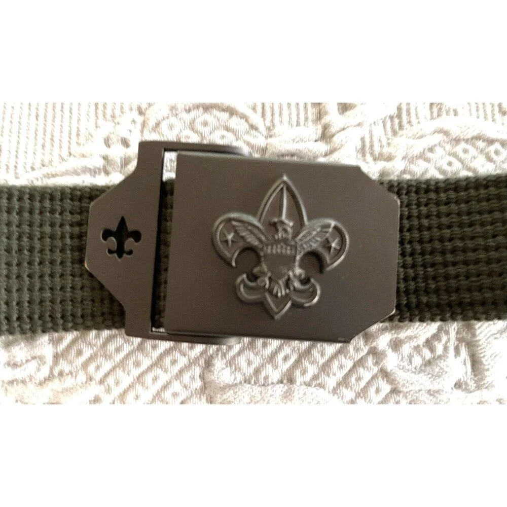 Boy Scouts of America BSA Web Belt & Buckle PO#200159344 Size 32